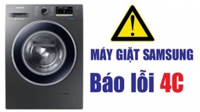 Những điều nên biết khi máy giặt SamSung báo lỗi 4C