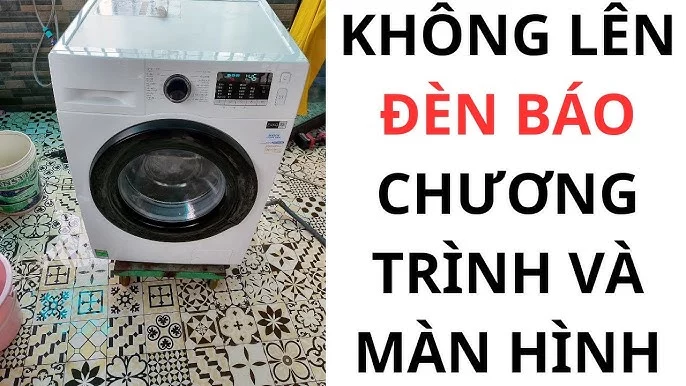 Máy giặt Samsung Inverter không nhận lệnh
