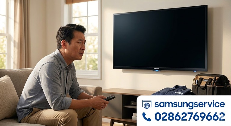 Tivi Samsung mở nguồn nhưng màn hình không lên hình