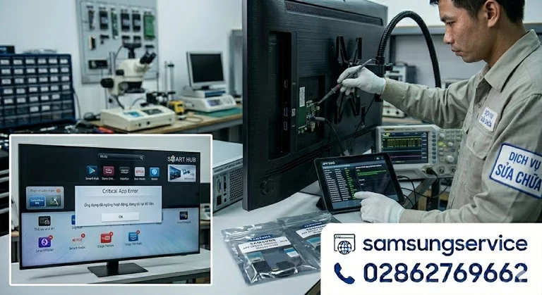 Tivi Samsung lỗi ứng dụng