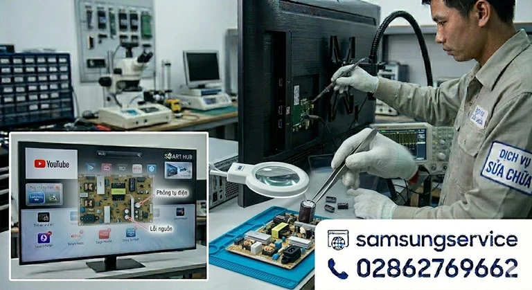 Tivi Samsung tự tắt mở liên tục
