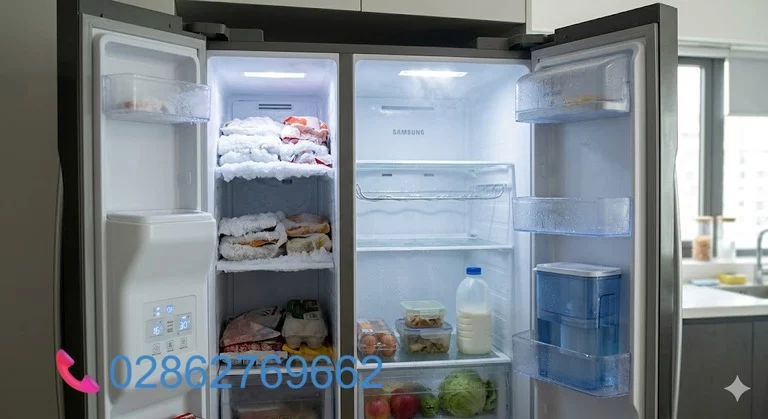 Tủ lạnh Samsung Side by Side hơi nước trong tủ