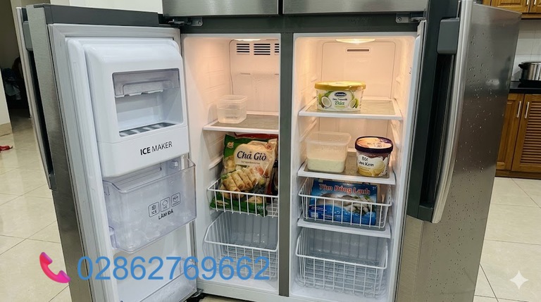 Tủ Lạnh Samsung Side By Side Không Đông Đá