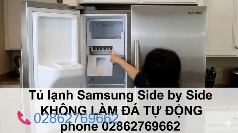 Tủ Lạnh Samsung Side By Side Không Làm Đá Tự Động